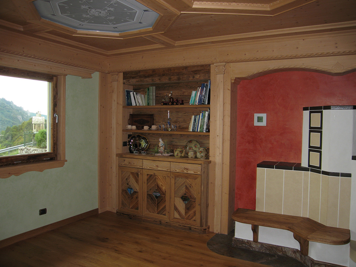 Stube tirolese arredamenti di interni in legno for Mobili tirolesi